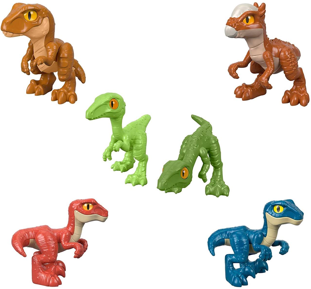 Набір дитинчати динозаврів Світ юрського періоду Fisher-Price Imaginext Jurassic World Hatchlings, фото 1