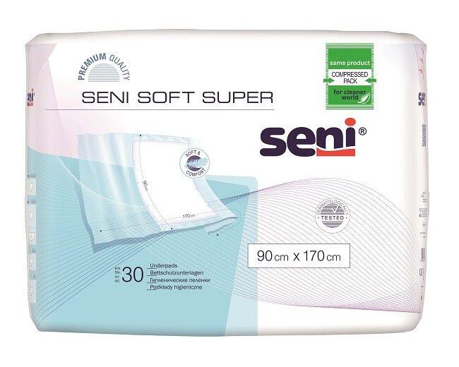 Пеленки SENI Soft Super 90x170 см. 30 шт. - фото 1 - id-p517816892