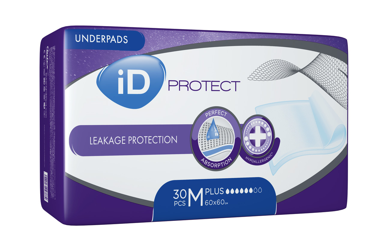 Пеленки iD Expert Protect Plus 60x60 см. 30 шт. - фото 1 - id-p517816896