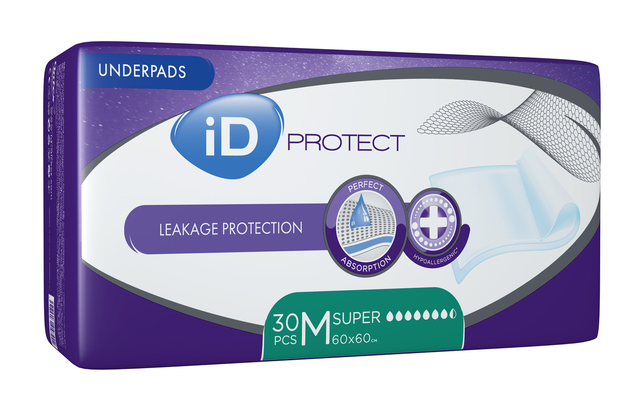 Пеленки iD Expert Protect Super 60x60 см. 30 шт. - фото 1 - id-p517816898