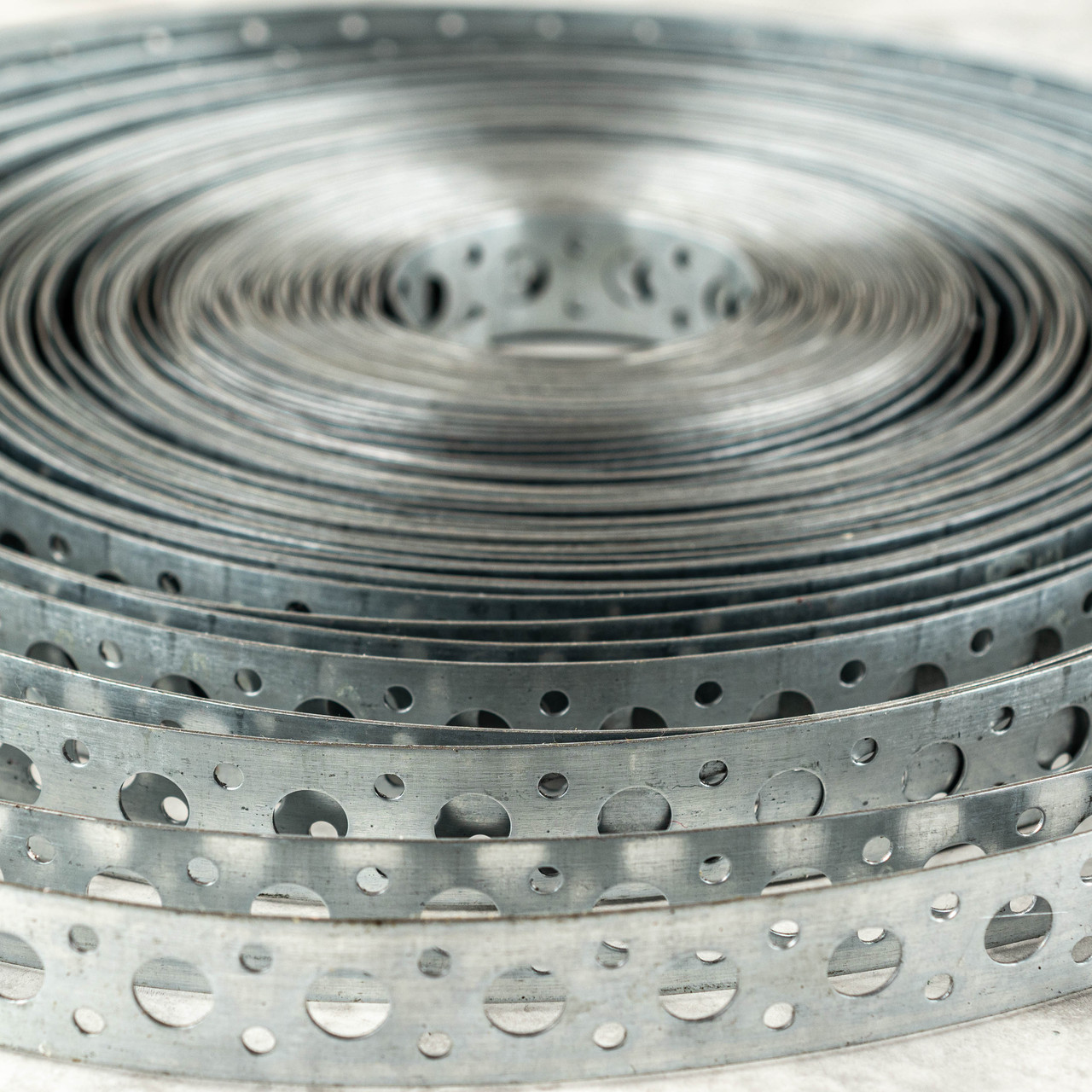 Стрічка монтажна 075х20 мм 25 м. Перфорована для повітроводів, фото 1