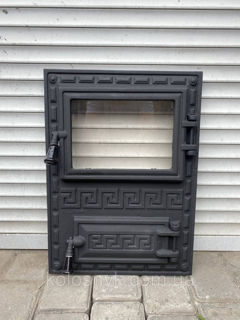 Дверцы печные, для барбекю Грек со стеклом 520х380мм. Дверцы для кухни ...