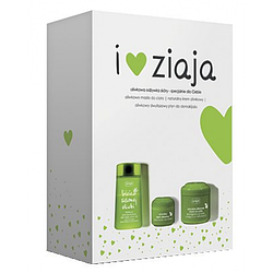 Набір косметики Ziaja Зелені оливки (крем для обличчя, олія для тіла, рідина для демакіяжу)