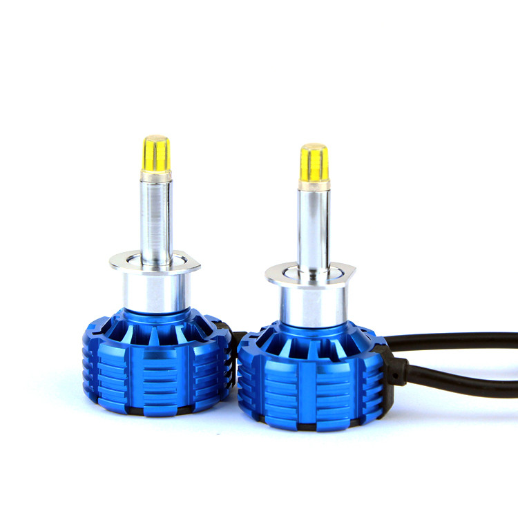 Комплект LED ламп X8 H1 6500K 12-24V 25W радіатор із вентил. (діод CSP, 360 ° кругове розташування світлодіодних чіпів), фото 1