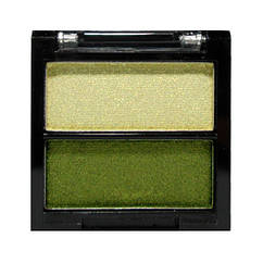 Тіні для Повік Meis MS 0202 Двоколірні Оливкові і Зелені Атласні Компактні Тон 07, Косметика, Макіяж Очей