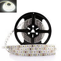Гнучка світлодіодна стрічка 12V 5М 300 SMD 5630 вологостійка біла (біла основа)
