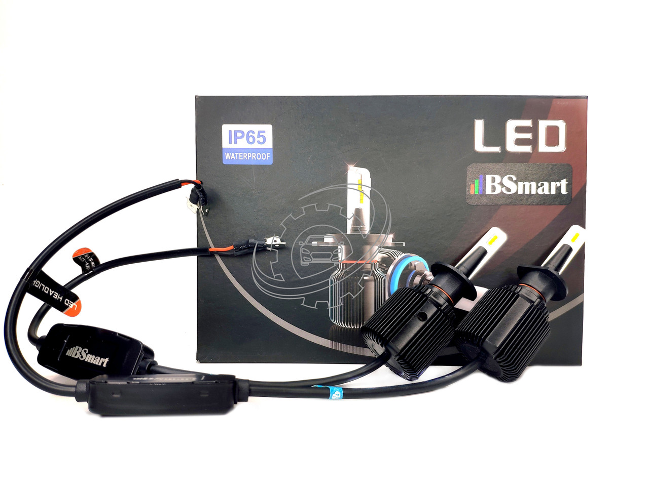 Авто лампи LED світлодіодні BSmart M1 CSP Південна Корея H1 8000Лм 40Вт 12-24В