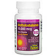 Метилкобаламін B12 Natural Factors "Methylcobalamin B12" смак вишні,10000 мкг (30 жувальних таблеток), фото 3