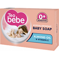 Мило дитяче Teo bebe з екстрактом Мигдалю + вітамін Е, 75 г