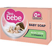 Мило дитяче Teo bebe з екстрактом Алое + вітамін Е, 75 г