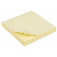 Блок паперу з липким шаром Axent Delta D3314-01, 75x75 мм, 100 аркушів, жовтий