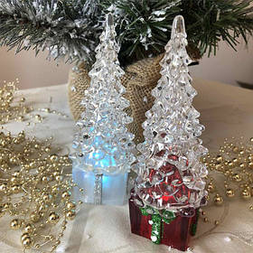 Світлодіодна ялинка зі змінной підсвііткою 15 см 2 види