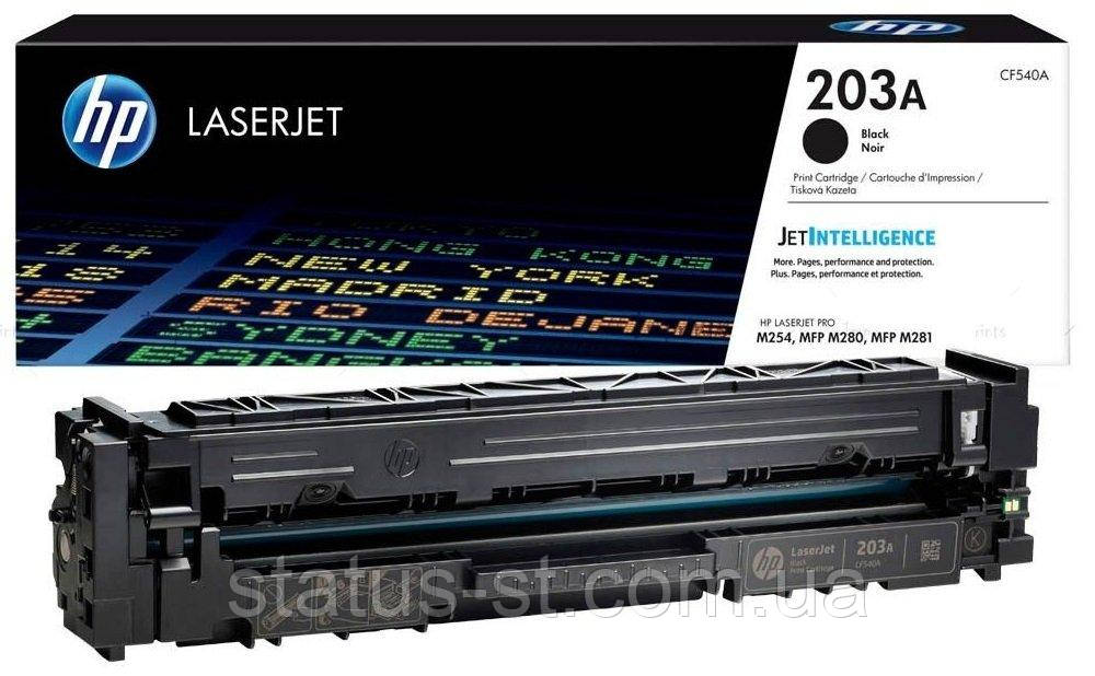 Заправка картриджа HP 203A (CF540A) black до принтера CLJ Pro M254nw, M254dw, M280nw, M281fdn, M281fdw