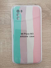 Чохол для Xiaomi Poco M3 Silicone Case Rainbow