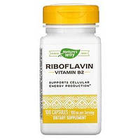 Рибофлавин витамин B2 (Riboflavin Vitamin B2) 100 мг Nature's Way 100 капсул