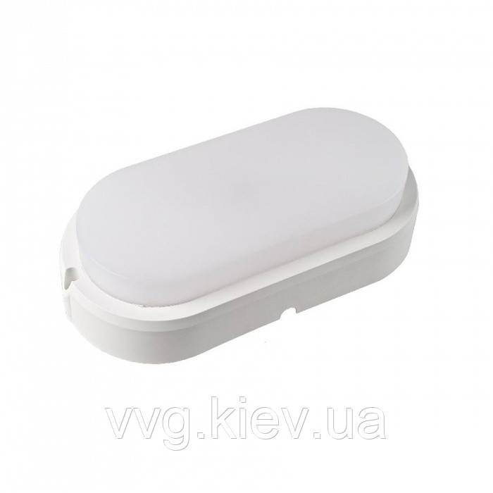 Світильник світлодіодний накладний ЕВРОСВЕТ 15Вт овал CL-303 6400K IP65