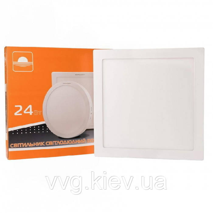 Точковий світильник накладної 24W 6400К LED-SS-300-24 ЕВРОСВЕТ