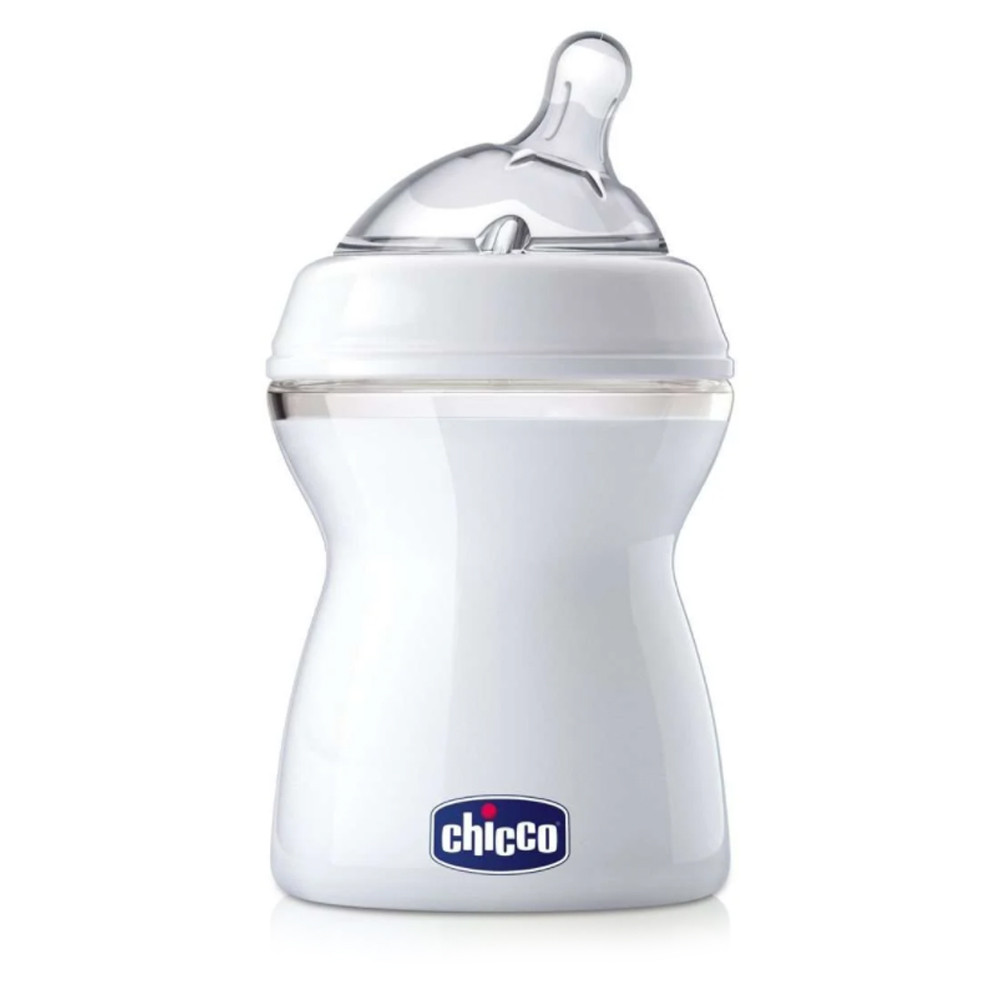Пляшка пластикова 250 мл Chicco Natural Feeling 2m+ (8058664080984)