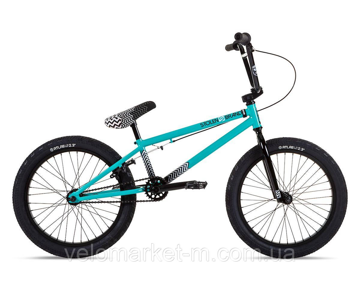 Велосипед BMX 20" Stolen COMPACT 19.25" 2021 CARIBBEAN GREEN