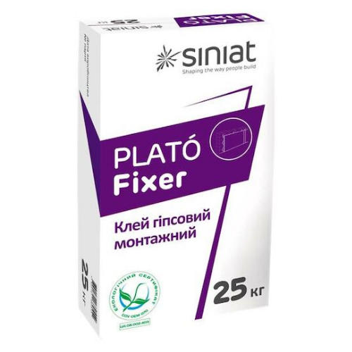 РАСПРОДАЖА! Клей для гипсокартона PLATO Fixer (Плато Фиксер) 25 кг (РАСПРОДАЖА!)