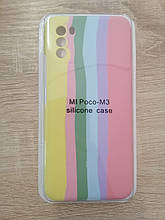 Чохол для Xiaomi Poco M3 Silicone Case Rainbow