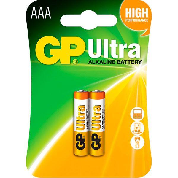 Батарейка GP Ultra LR-03 AAА по 2 шт. на блістері