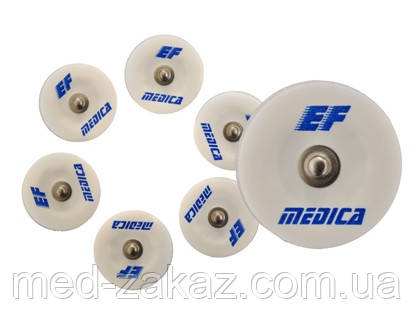 Електрод ЕКГ EF Medica F 30 SG з адгезійною піни 30 мм твердий гель 62.030.01 №30