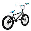 Велосипед BMX 20" Stolen STEREO 20.75" 2021 BLACK W/ SWAT BLUE CAMO, фото 2