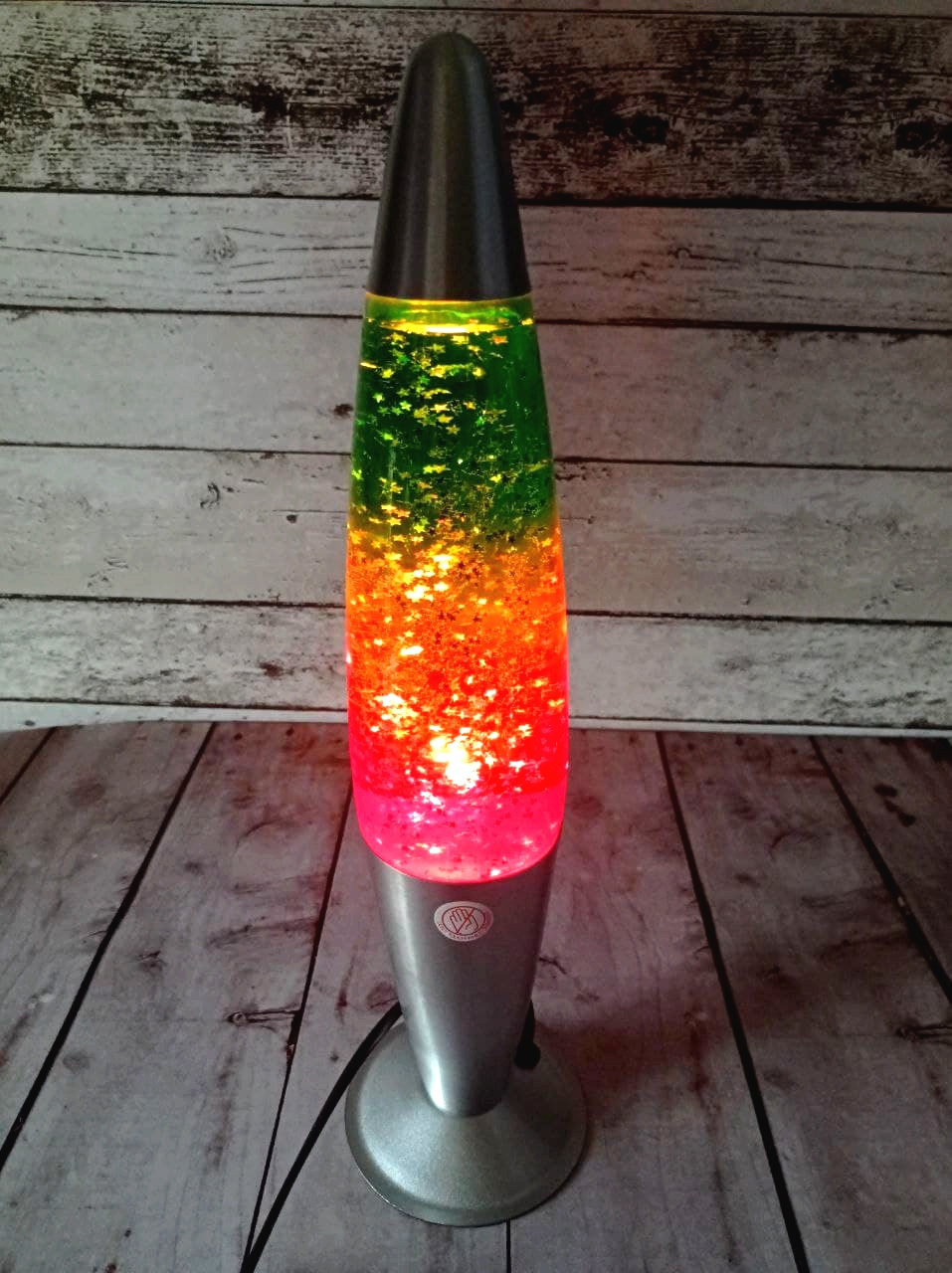 Лампа Glitter Ligh Мультиколор блестки с звездами Гигант 41 см Настоящие фото - фото 9 - id-p1452570110