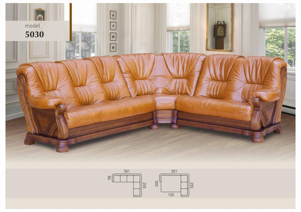Великий шкіряний кутовий диван під замовлення і готовий виріб можливо купити з вітрини