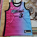 Червона баскетбольна форма Вейд 3 команда Маямі Хіт Wade Miami Heat, фото 6