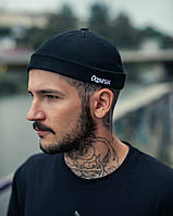 Кепка Докер байкерська чорна Київ