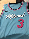 Червона баскетбольна форма Вейд 3 команда Маямі Хіт Wade Miami Heat, фото 7