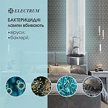 Люмінесцентна лампа Electrum Бактерицидна 30W G13 T8 (A-FG-0497), фото 3