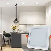Світильник Cвітлодіодний Electrum Quadro 6W 4000К Вбудований (B-LD-1959), фото 3