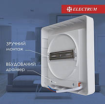 Світильник Світлодіодний Electrum Kvant Накладний 12Вт 4000K (B-LD-1967), фото 3