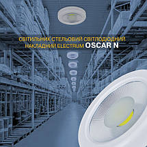 Світильник Світлодіодний Electrum Oscar Накладний 40Вт 4000K (B-LD-1972), фото 2