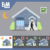 Світильник з Датчиком Руху ELM Mira S 30W 6500К Світлодіодний Накладний (26-0106), фото 3