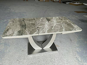 Стіл розкладний з керамічною стільницею 120 Concord Т-904 Grey Ceramik C20+L05 Evrodim, фото 2