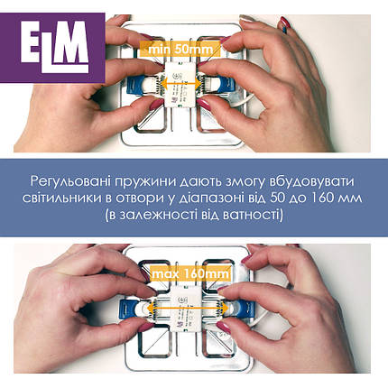 Світильник Світлодіодний ELM Tetra V Вбудований 6W 6500К (26-0061), фото 2