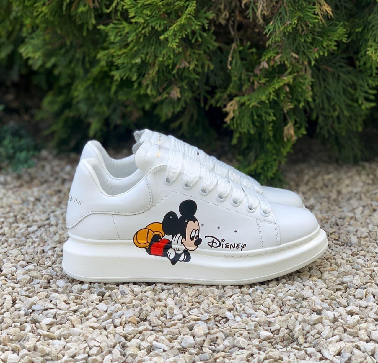 Кросівки жіночі білі Alexander McQueen White/Disney (06486)