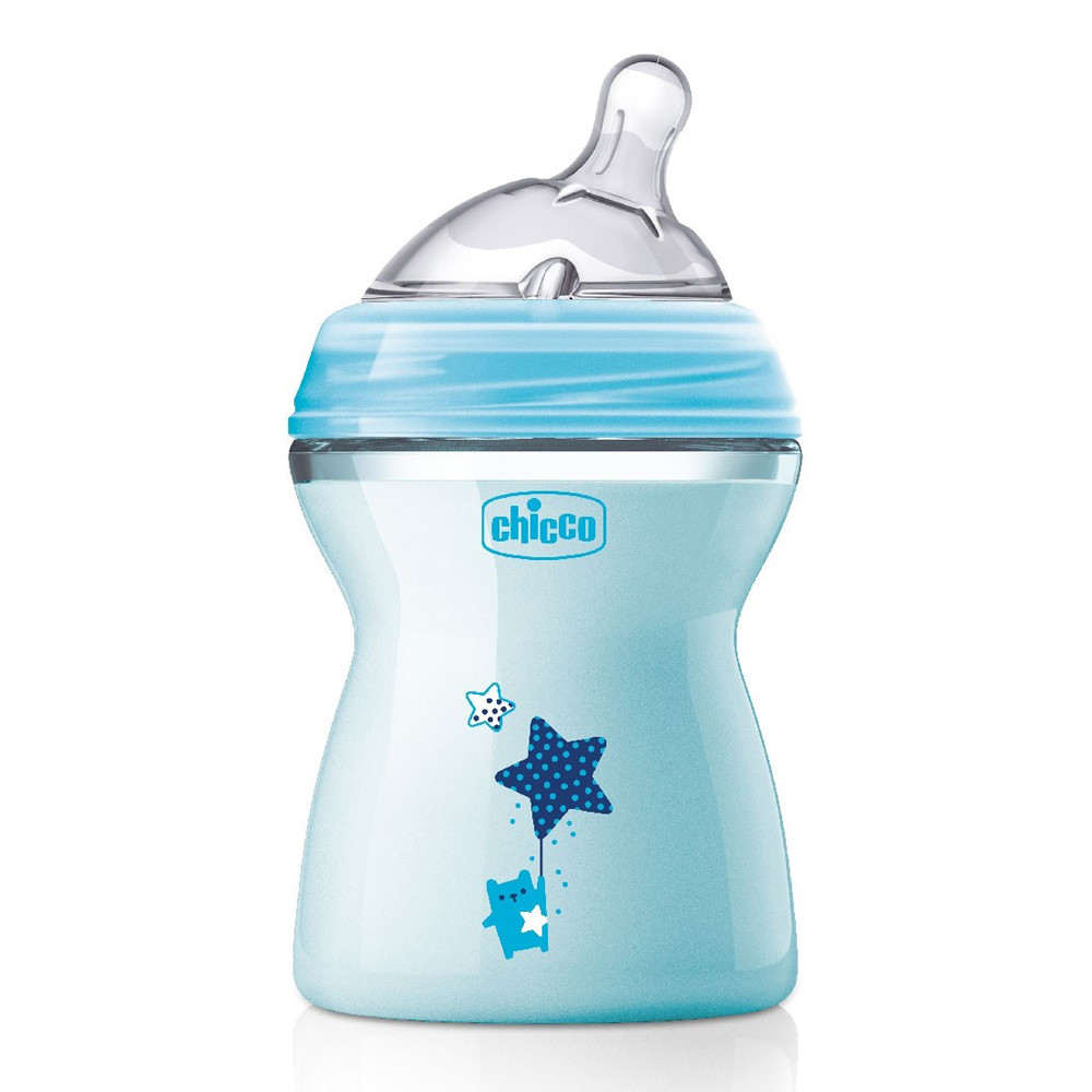 Пляшка пластикова 250 мл Chicco Natural Feeling 2m+ (8058664085019)