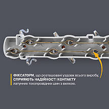 Розетковий Блок (Колодка для подовжувача) Electrum 2 Гнізда з заземленням (C-SM-1775), фото 2