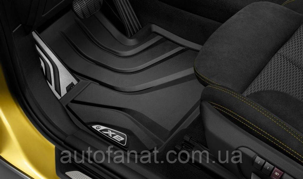 Килимки BMW X2 (F39) 2017-, передні в салон оригінальні гумові (51472452201)