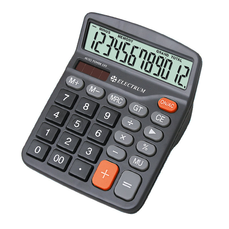 Калькулятор електронний Electrum 12-розрядний (D-CD-1480)