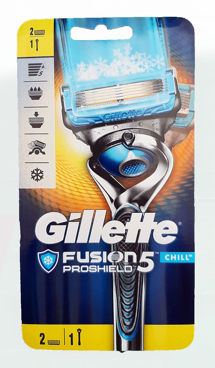 Бритва + 2 картриджа Gillette Proshield Chill