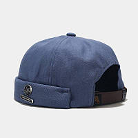 Байкерська Кепка Докер Docker Без козирка Безкозирка HUF синій Київ