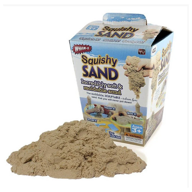 Кинетический песок Squishy Sand - фото 5 - id-p949490834