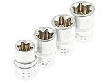Набір головок E-TORX 1/2" – 9 одиниць SATRA S-SE912, фото 3