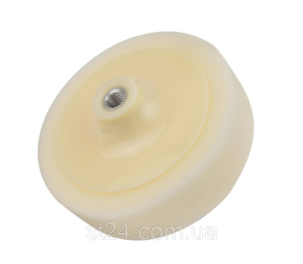 Губка полірувальна абразивна 150 мм x 45 мм M14 GEKO G00325, фото 1